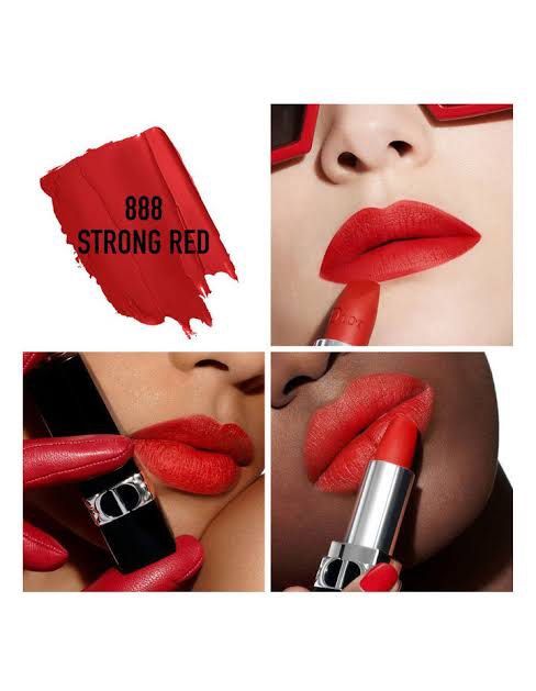 Rouge Dior Couture Colour - Strong Red #888 (Category: Makeup) located in Pasay City. Submitted by trishaarciga (Listing ID 1304465827, Image 3). Description: ORIGINAL DIOR LIPSTICKS 👄💄 Mga tester stocks po ito na never nagamit sourced from duty free singapore 💄☁️ Rustan's price is at 2600-2800 pesos Selling them for 900 each 😅 2 for 1600 3 for 2500 📍 General Trias, Cavite 📍 Taguig.