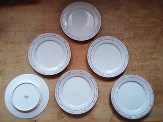 Take All (total of 8 items): Vintage Porcelain Plates and Glass Bowls Sets