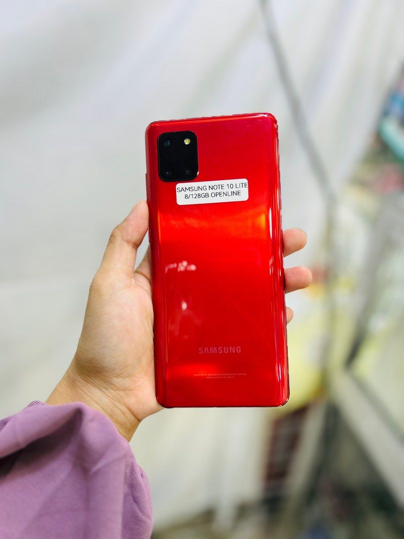 Samsung Note 10 Lite 8/128gb Openline Dualsim (Category: Samsung) located in San Juan City. Submitted by aynaagadgets (Listing ID 1304581365, Image 1). Description: FOR SALE | TRADE / SWAP PASS SA MGA SCAMMERS / THIRD PARTY (RFS: Buy and Sell) ‼️FOR PROOF OF TRANSACTION AND YOUR PEACE OF MIND‼️ 📍FB Page: “Aynaa Gadgets” 📍Tiktok: “Aynaagadgetsshop” SAMSUNG NOTE 10 LITE OPENLINE ❗️DETAILS❗ •8/128 GB (Other storage is also available) •Openline (Ot
