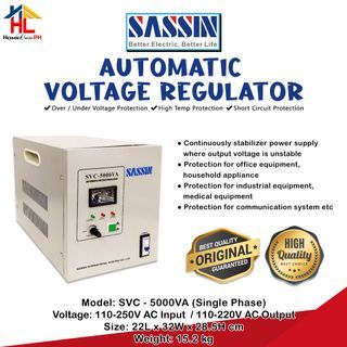 Sassin Automatic Voltage Regulator (SVC-5000VA)