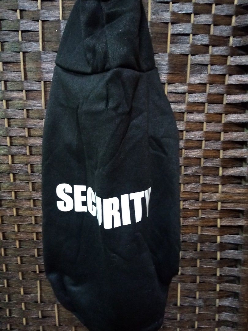 Dog Wear - Security Medium Brand NEW (Category: Health & Grooming) located in Manila. Submitted by csdepot (Listing ID 1304578160, Image 2). Description: Bought from Canada Size: Medium Color : Black Design: Security RFS: Decluttering.