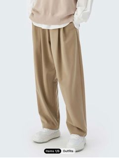 Shein Harry Styles inspired loose pleated wide leg pants