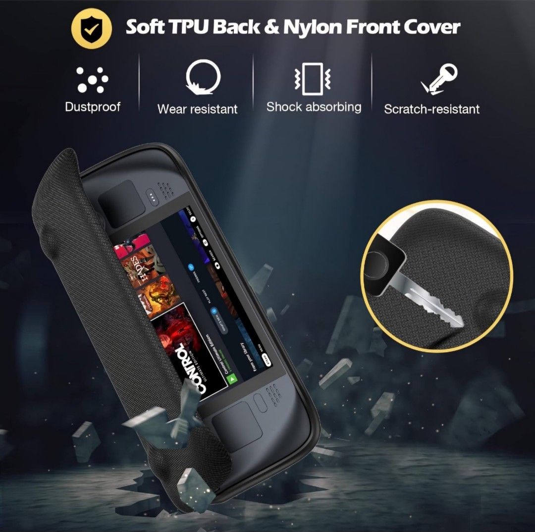 Steam Deck OLED Flip Case (Flip removable), Video Gaming, Video Game ...