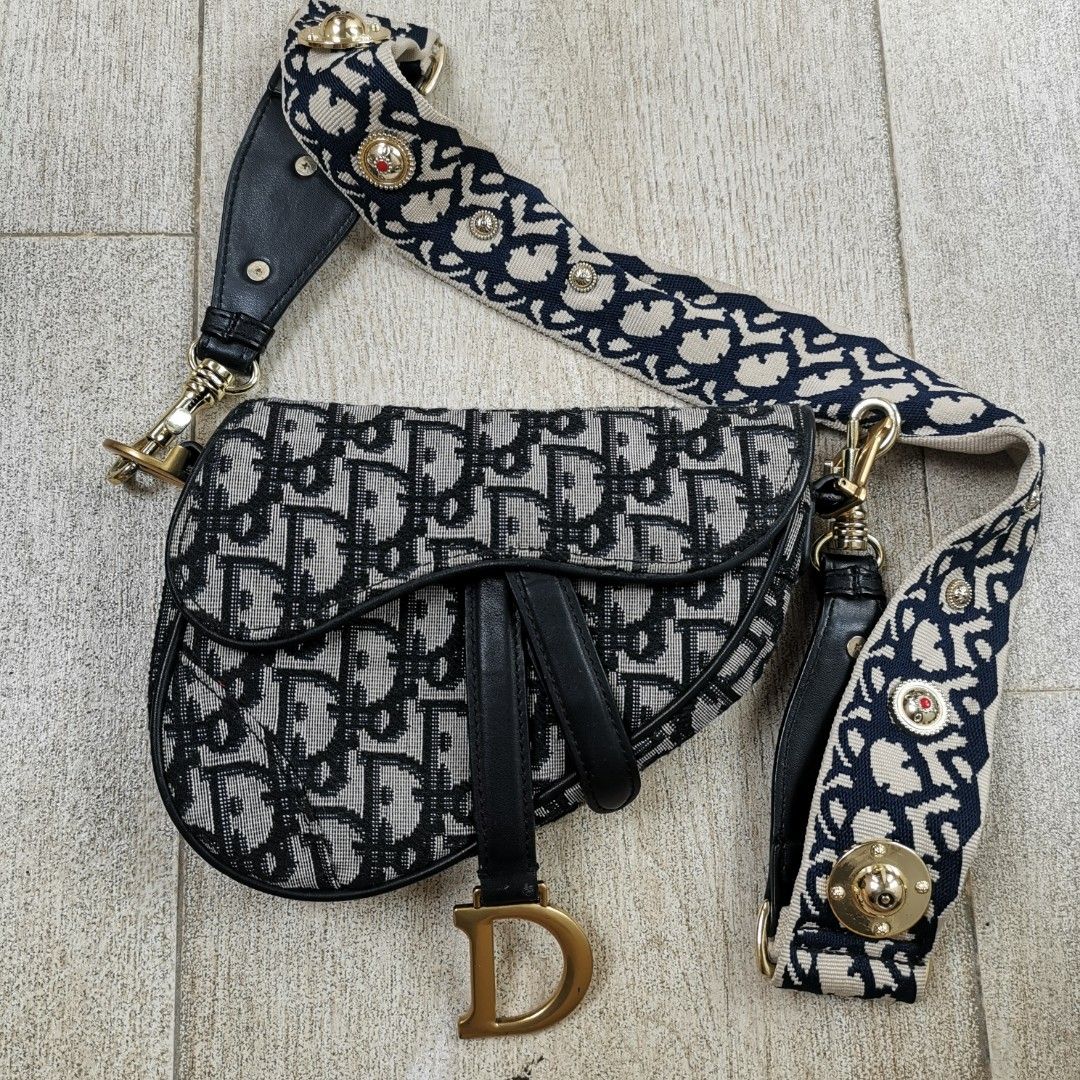 Tas Dior Saddle Kanvas Sling Bag Fesyen Wanita Tas Dompet di Carousell