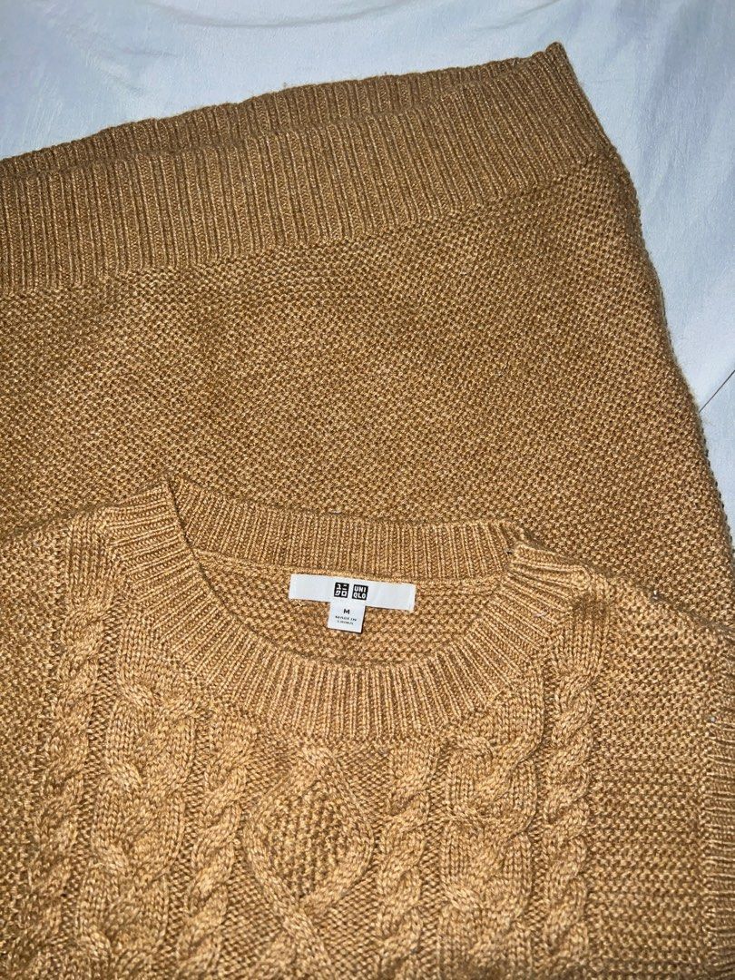 Uniqlo Brown Vest (Category: Sleeveless) located in Manila. Submitted by florescant (Listing ID 1304532226, Image 3). Description: - size m on tag. W: 16.5 L: 22 - used only once, still in good condition. will slight himulmol (see last photo) - all actual photos are already posted.