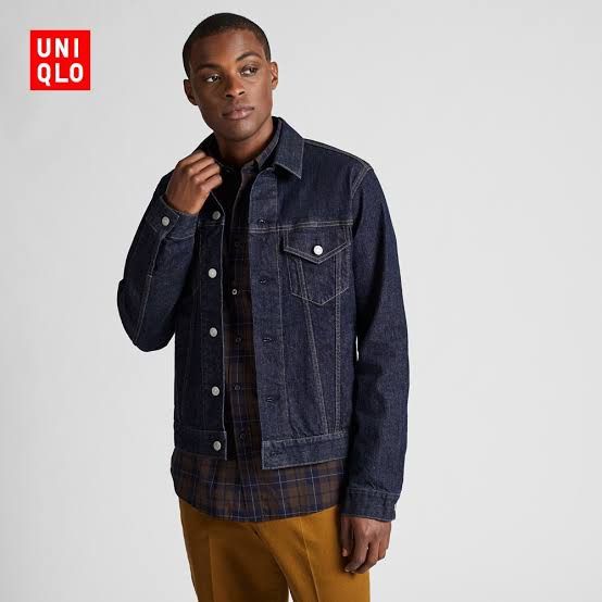 Uniqlo Denim Jacket Men s Fashion Coats Jackets and Outerwear on Carousell