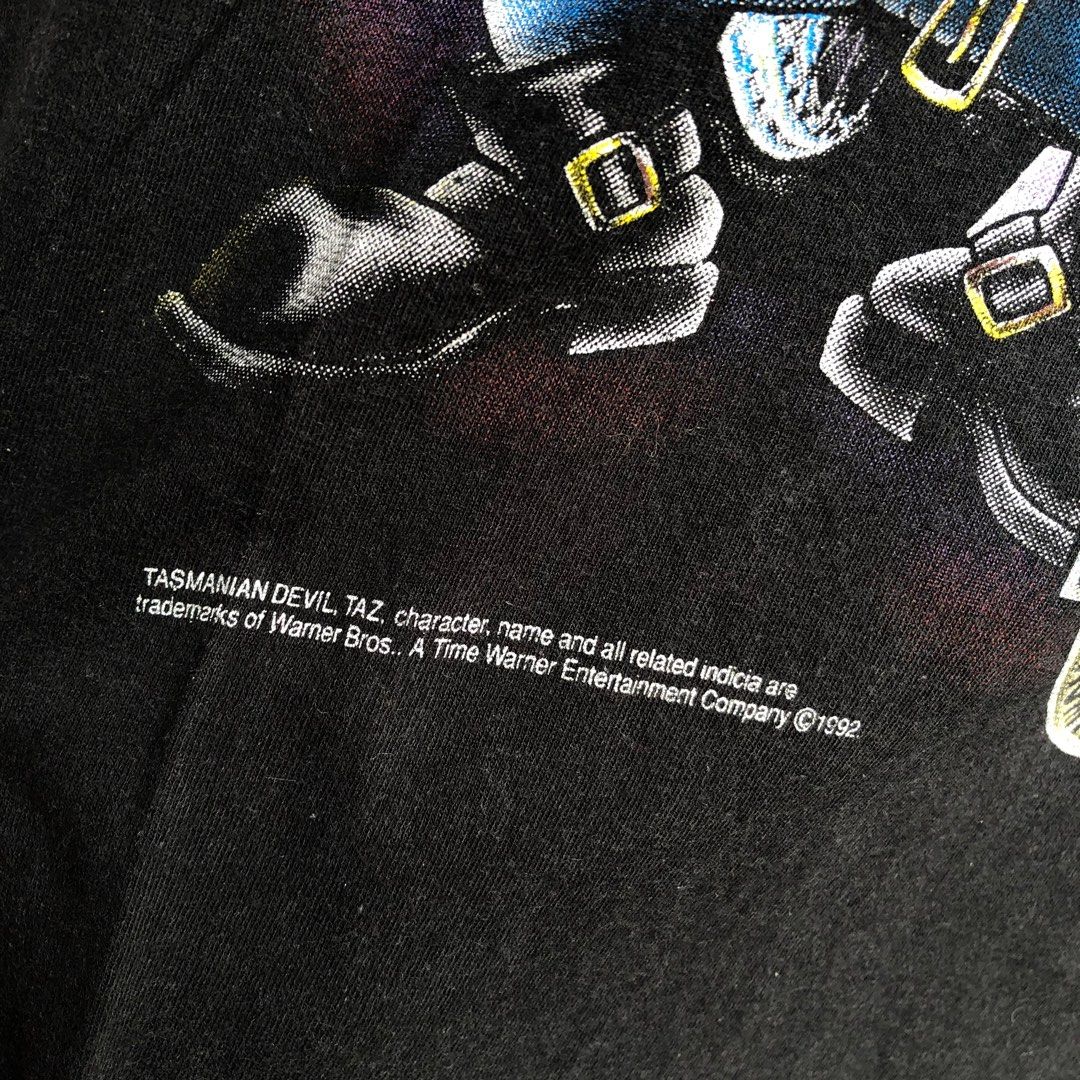 Vintage 90’s Tasmanian Devil ‘Eat My Dust’ Ex Delta Pro Weight, Fesyen
