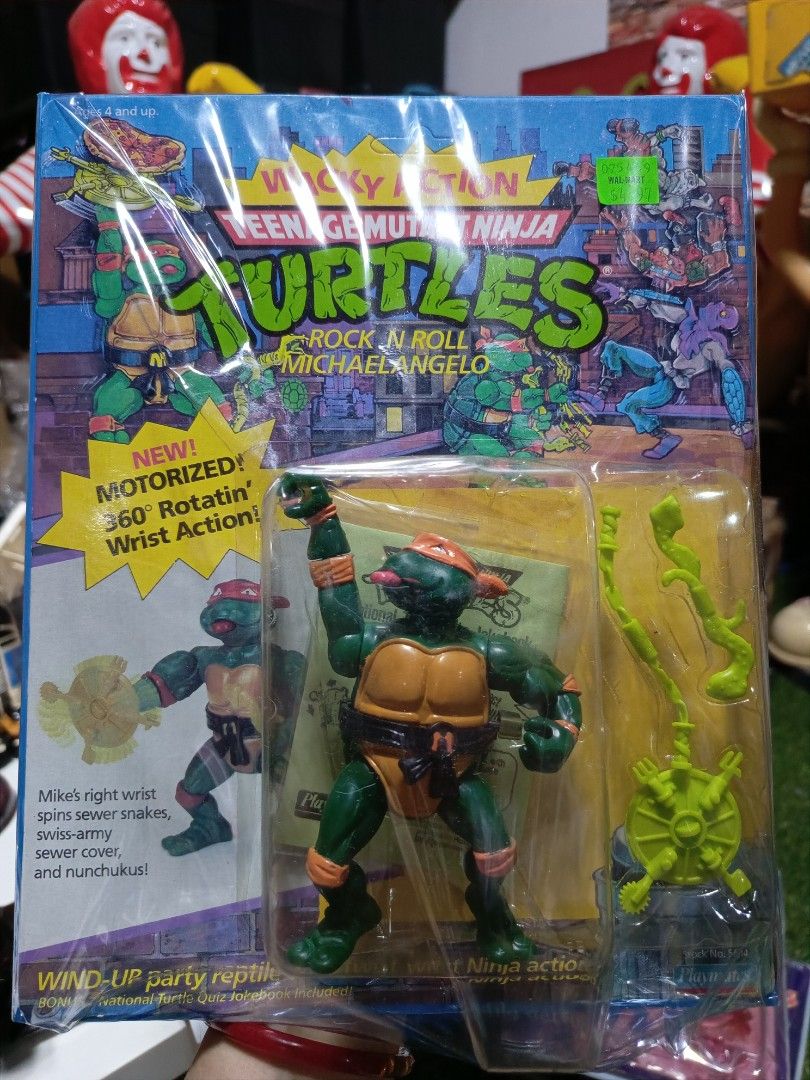 Vintage tmnt not repro michael angelo (Category: Action & Battle Toys) located in Bocaue. Submitted by ryu.collectibles (Listing ID 1304460229, Image 1). Description: this is bnew sealed vintage ninja turtle good addition to your collection C-9.