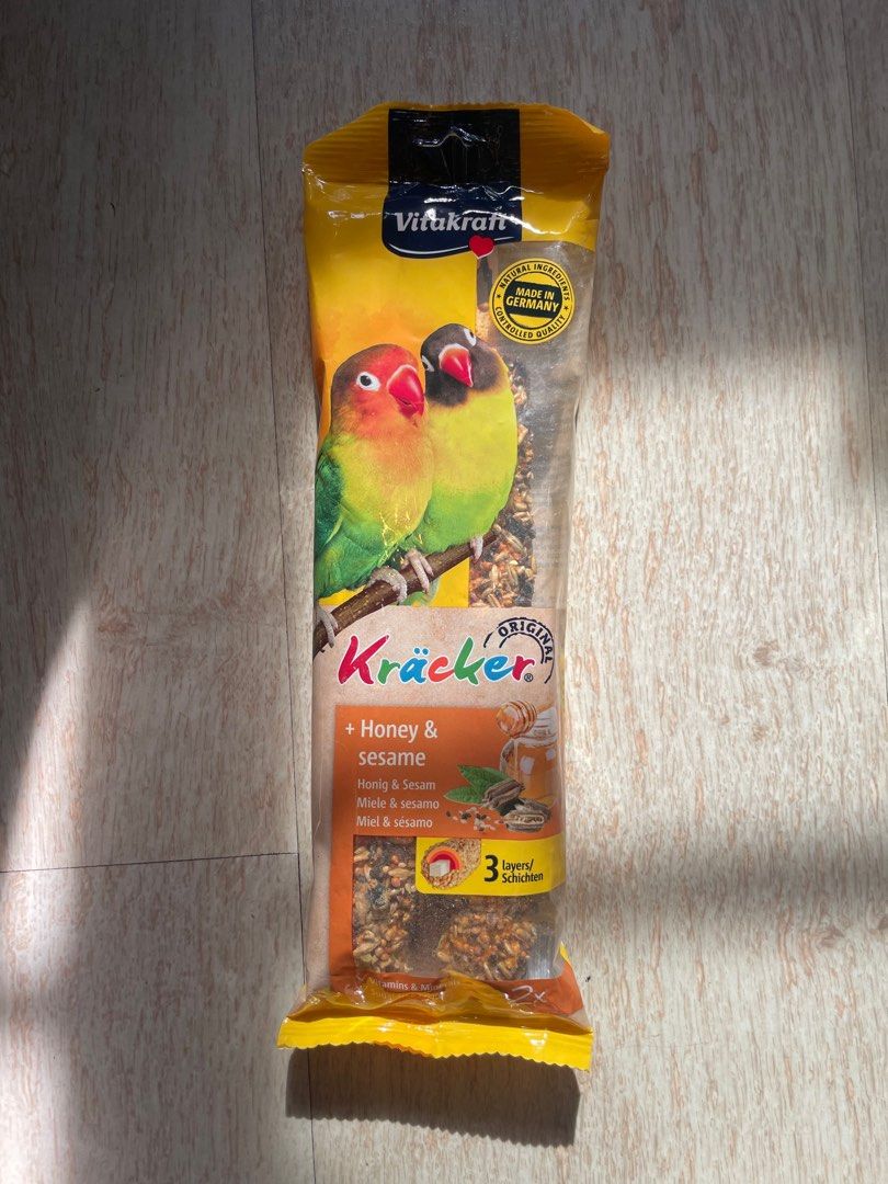 vitakraft kracker lovebird food honey sesame Pet Supplies Pet Food on Carousell