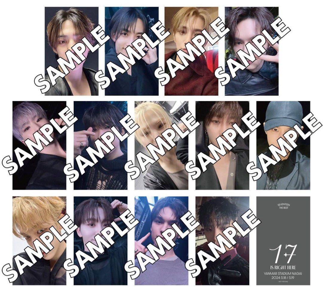 SEVENTEEN RIGHT HERE フーディーセブチ トレカ全員 seventeen is right here チェキ全員分26枚纏め売り