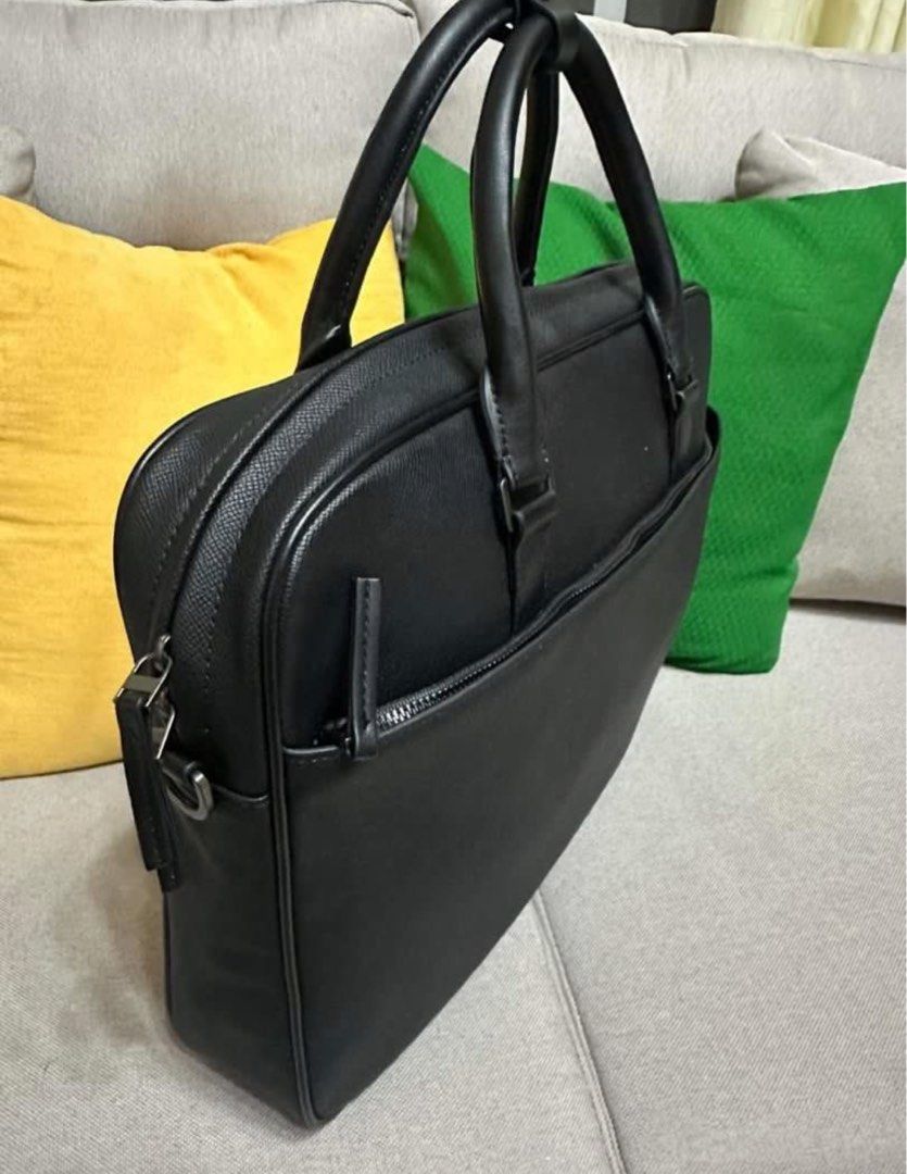 Zara Embossed Briefcase Men s Fashion Bags Briefcases on Carousell