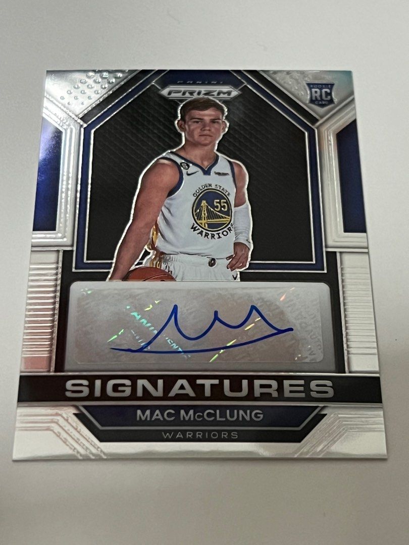 2022-23 Panini Prizm Mac McClung RC Rookie Signatures Auto