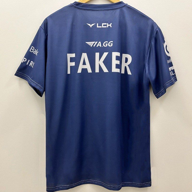 2024 T1 LCK Blue Jersey, Men's Fashion, Tops & Sets, Tshirts