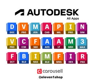 AutoDesk 2024/2025 Full Suite All Apps AutoCad Revit 3DS MAX MAYA ...