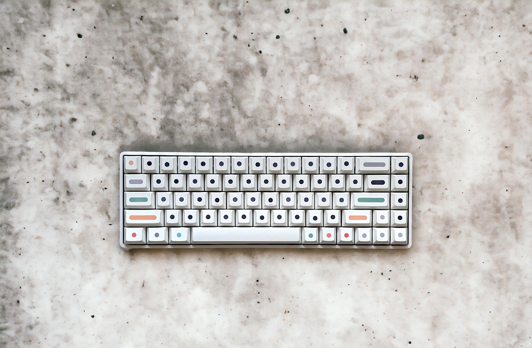 65% Custom Mechanical Keyboard (Dots2205)- Fully Modded Tri Mode ...