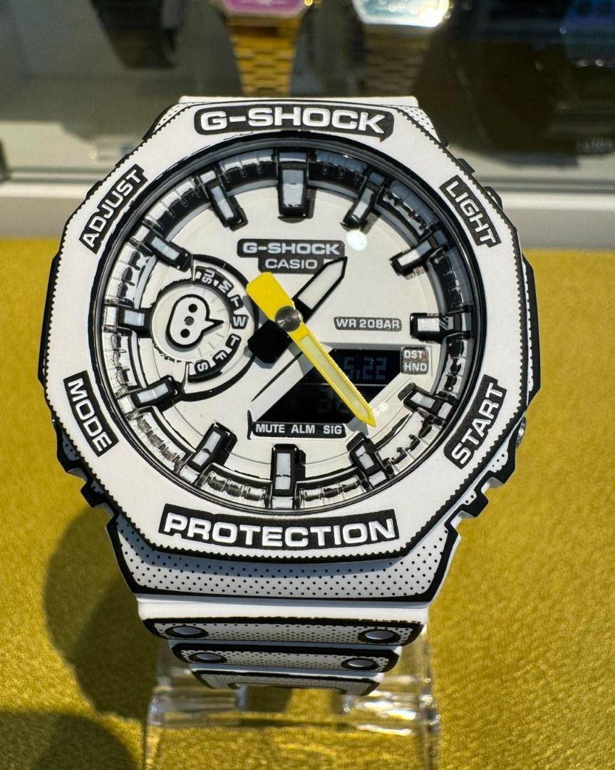 佐敦門市 100% 全新 Casio G-Shock GA-2100MNG-7A GA-2100MNG GA-2100 白色 White 漫畫 世界  manga comic 超輕 強悍 鮮明 農家橡樹 Casioak 熱賣 人氣 一年保養