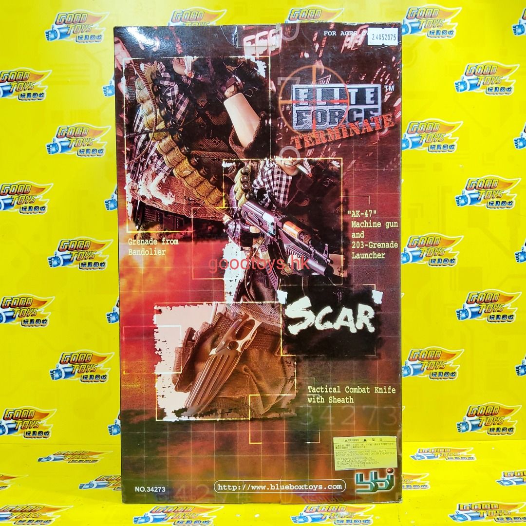 中古已開封BBI 1/6 ELITE FORCE ACTION FIGURE TERMINATE SCAR 刀疤, 興趣及遊戲, 玩具& 遊戲類-  Carousell