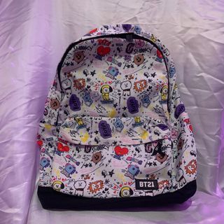 🍧 PRE LOVED 🍧 BT21 BTS Bangtan Backpack School Work Camp Travel Backpack From Korea