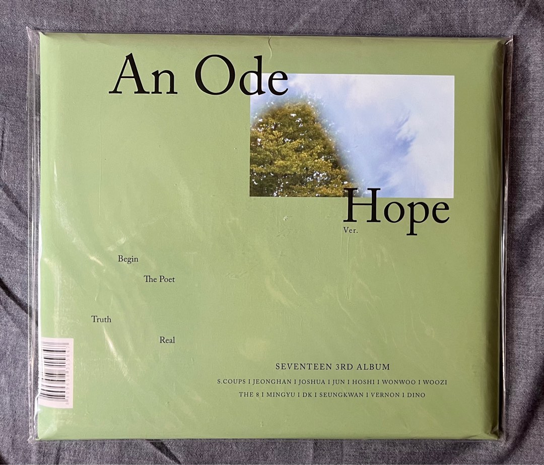 放] Seventeen An Ode Hope ver. 淨專, 興趣及遊戲, 收藏品及紀念品 