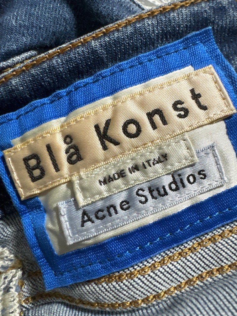 Acne Studios Mid Blue Blue Bla Konst Climb Jeans, Women's Fashion