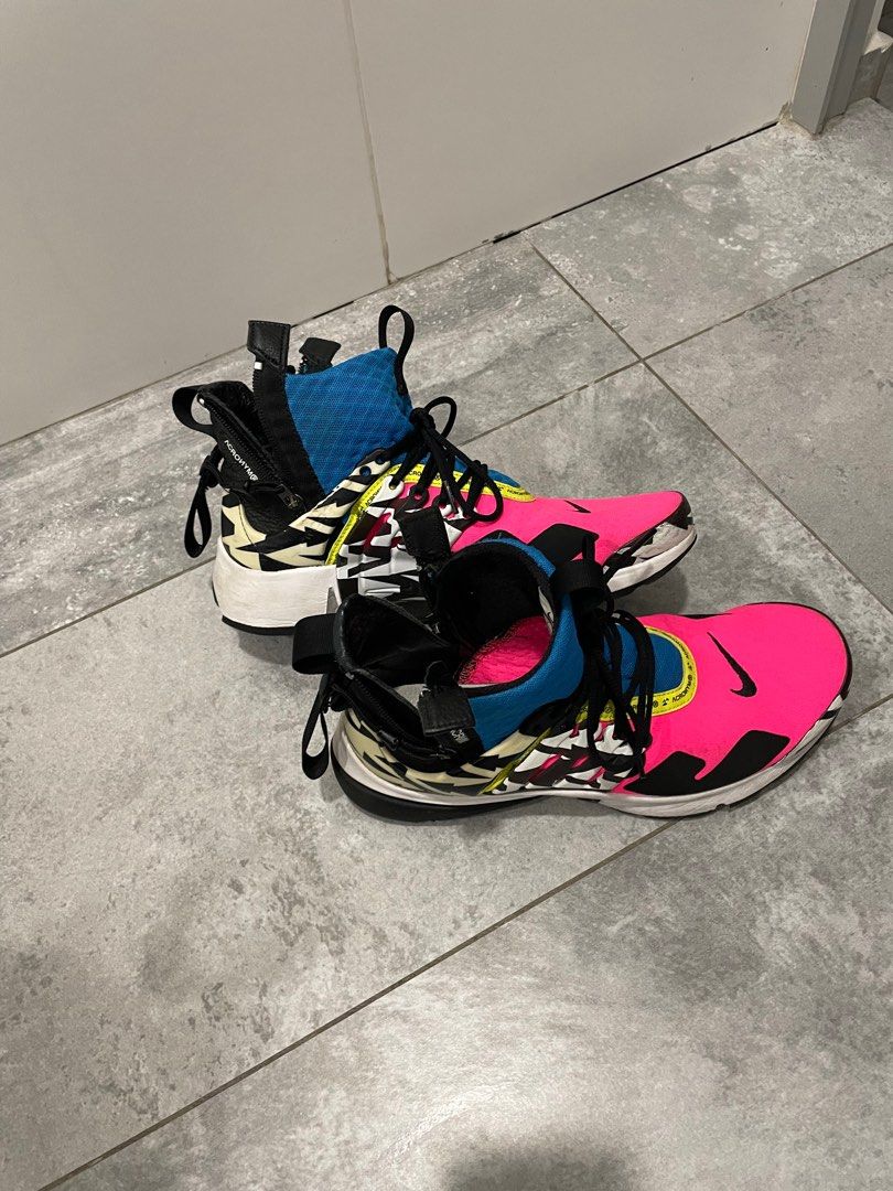 Acronym x Nike Air Presto Mid Racer Pink AH7832 600 Men s Fashion Footwear Sneakers on Carousell