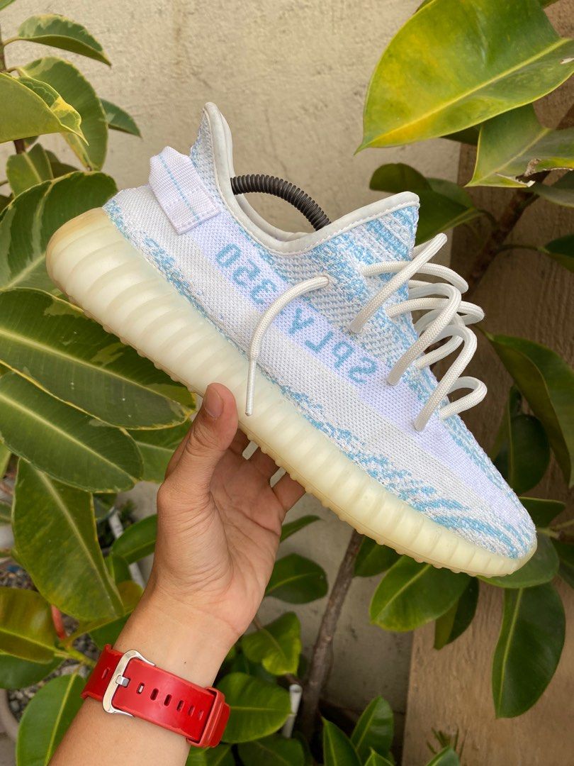 Adidas Yeezy 350 v2 Blue Zebra Men s Fashion Footwear Sneakers on Carousell