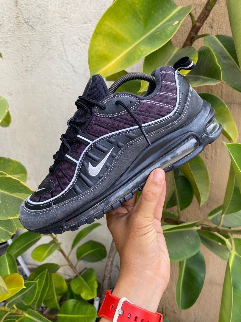 Air Max 98 Oil Grey Triple Black Men s Fashion Footwear Sneakers on Carousell