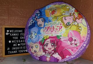 Anime Healin Good Precure Rainbow Round Jumbo Cushion Pillow Plush