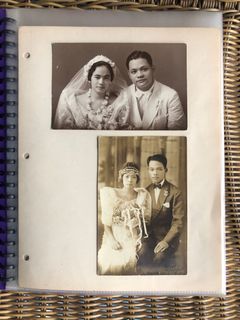 Antique Filipiniana Studio Portrait Photographs Photos Pictures Wedding Couples Newlywed Album Lot Set of 80pcs