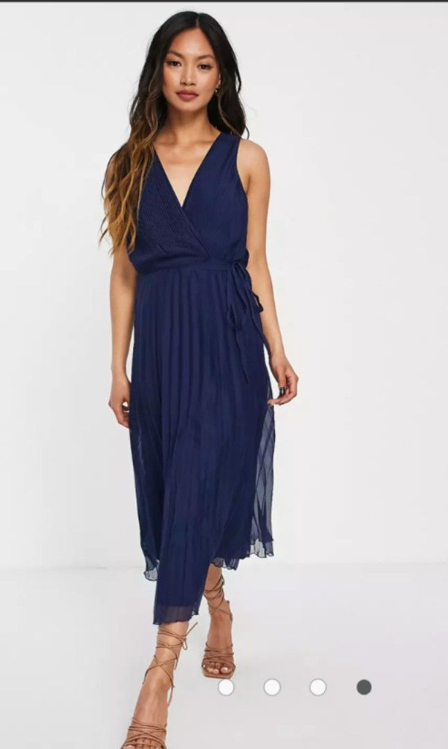 princess polly baby blue dress Blue Wrap Dresses main image 0