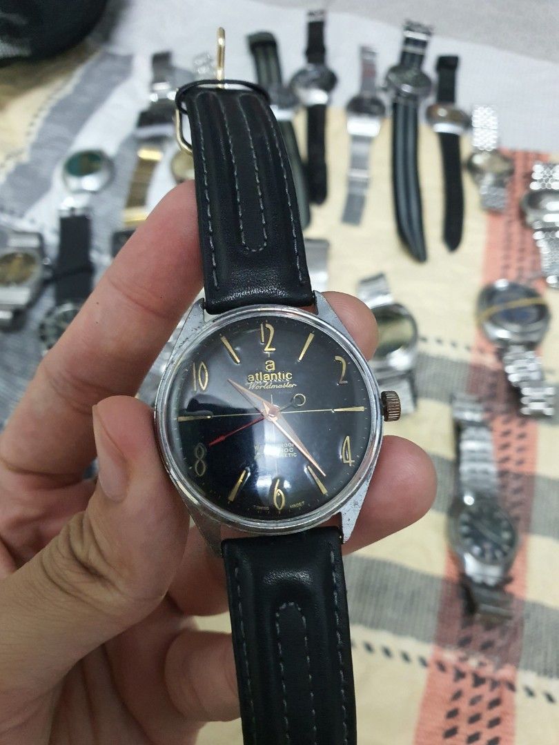 Atlantic vintage watch Men s Fashion Watches Accessories Watches on Carousell