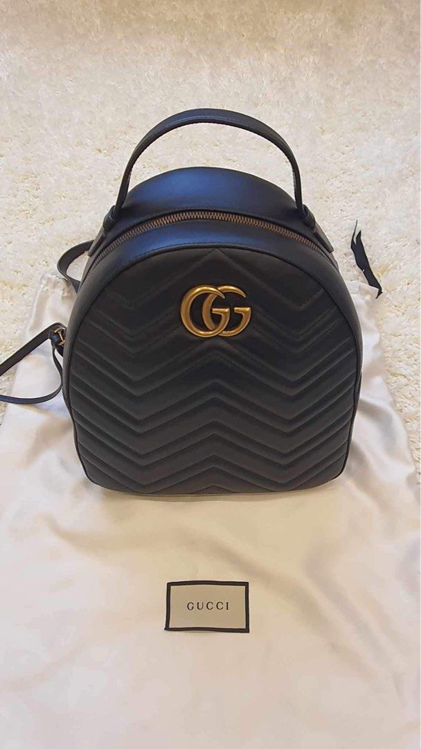 Gucci marmont matelasse backpack 2025