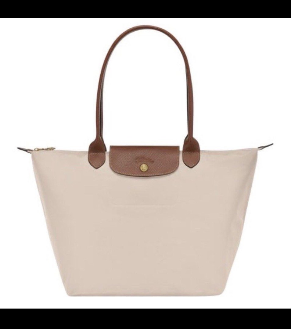 Longchamp beige tote clearance