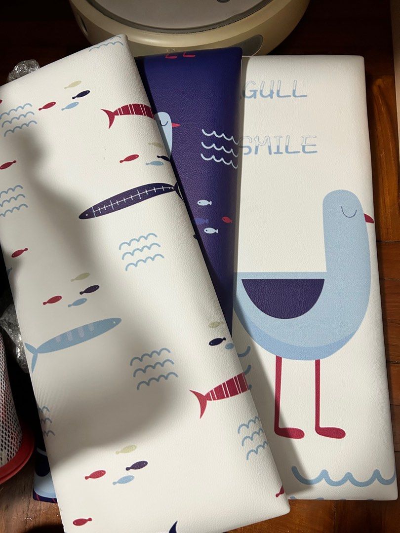 Babies Wall Headboard Cushion with adhesive tape