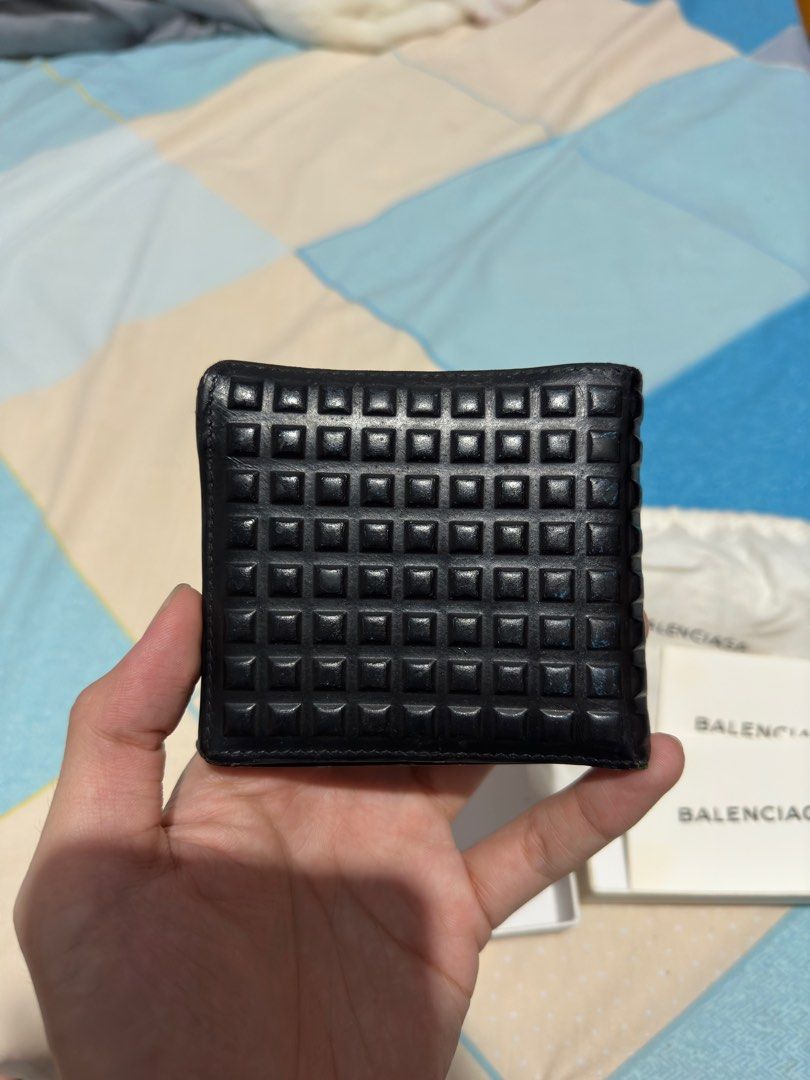 Balenciaga grid wallet on sale