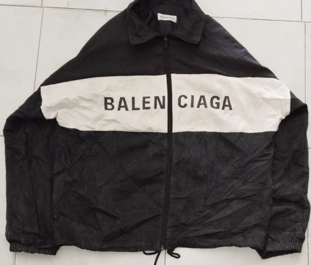 Balenciaga denim windbreaker store