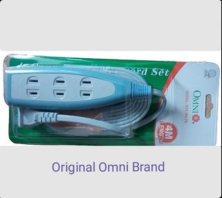 Brand New Original Omni 4 Meters Length Extension Cord (4 Gang/Socket)