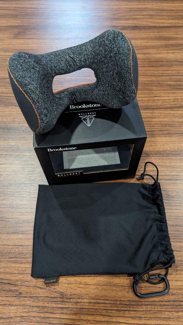Brookstone Bullrest Travel Pillow