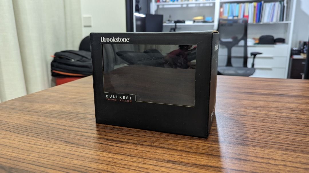Brookstone Bullrest Travel Pillow