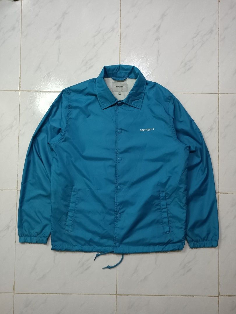Carhartt wip script Coach jacket Men s Fashion Coats Jackets and Outerwear on Carousell