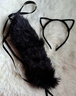 Cat tail and headdress props