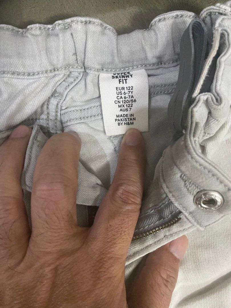 Celana panjang jeans H&M kids anak usia 7-9th
