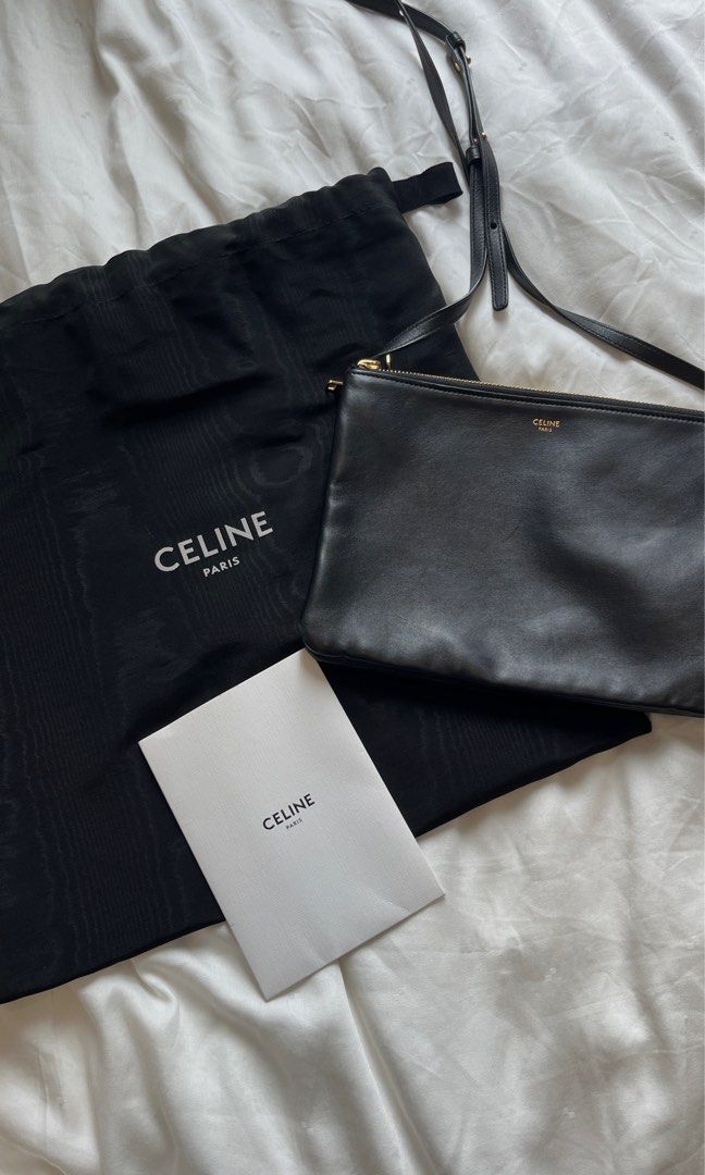 Celine trio large black hotsell