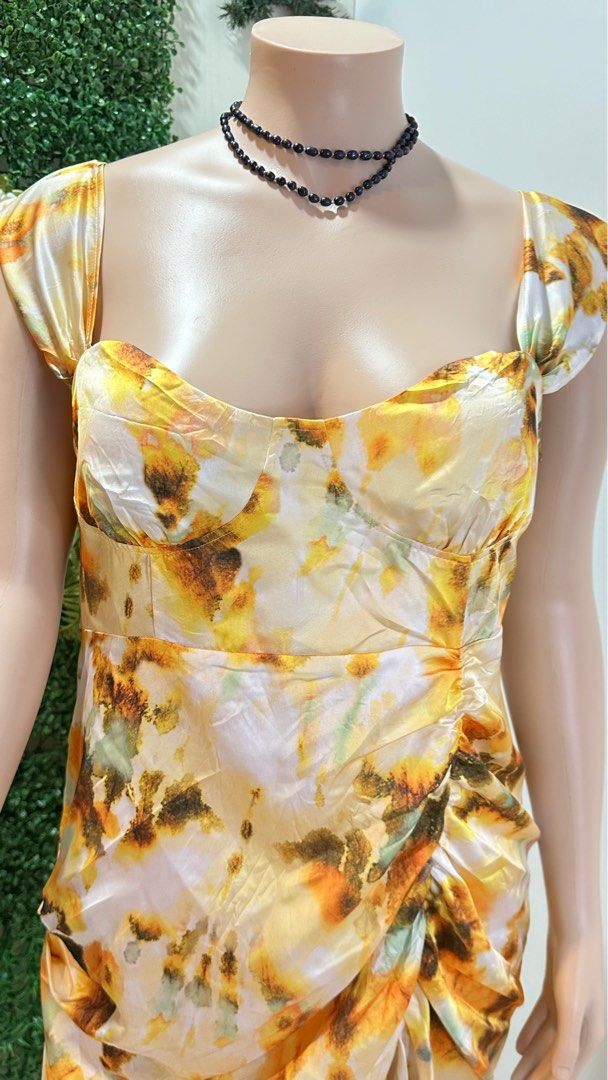 CIDER women Illusion tie dye midi dress for plus curve size ladies, Women's  Fashion, Dresses & Sets, Dresses on Carousell