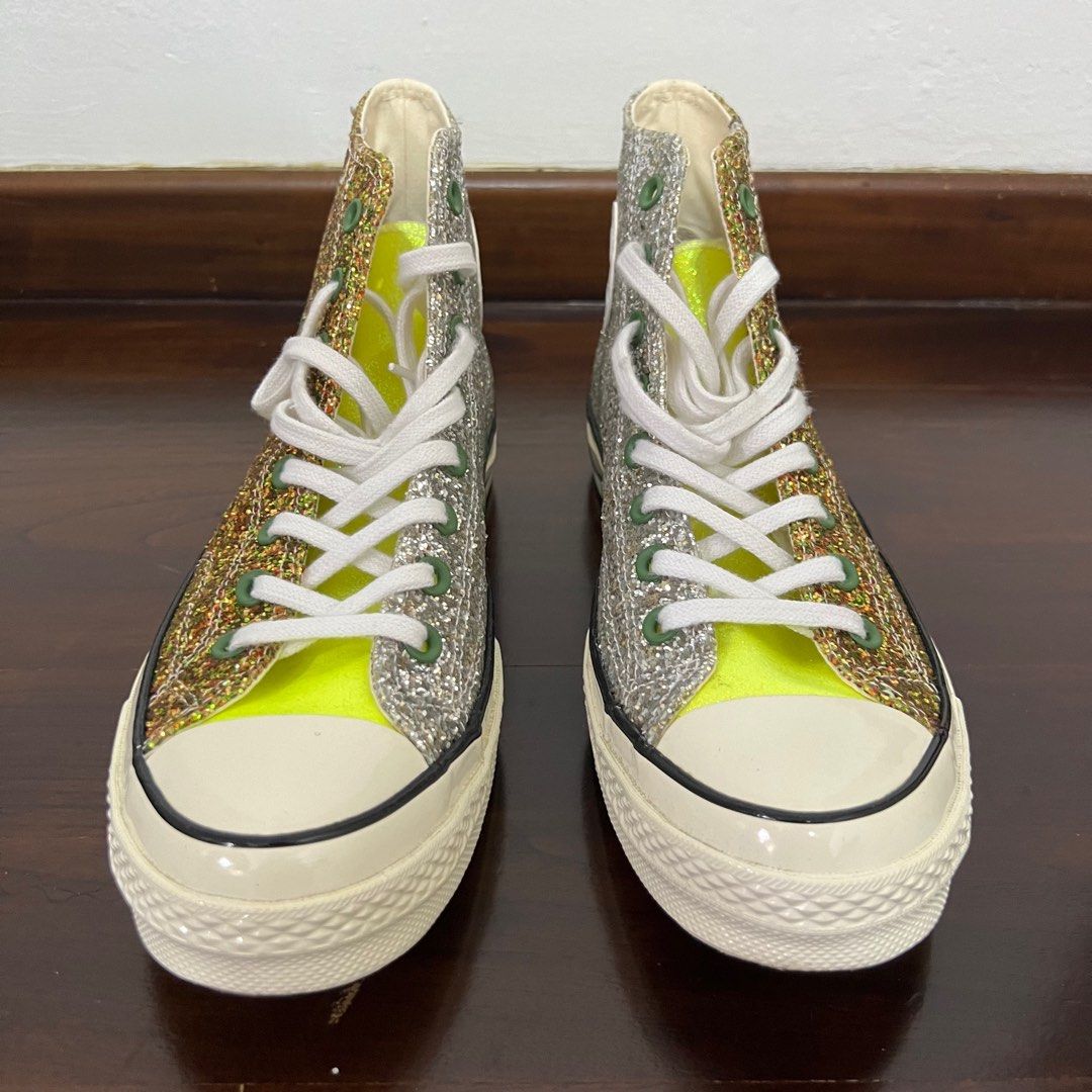 Converse x JW Anderson Gold/Silver Glitter Chuck 70 High Top