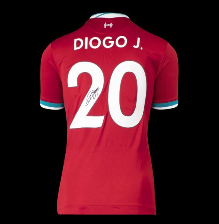 Diogo Jota Official UEFA Champions League Signed and Framed