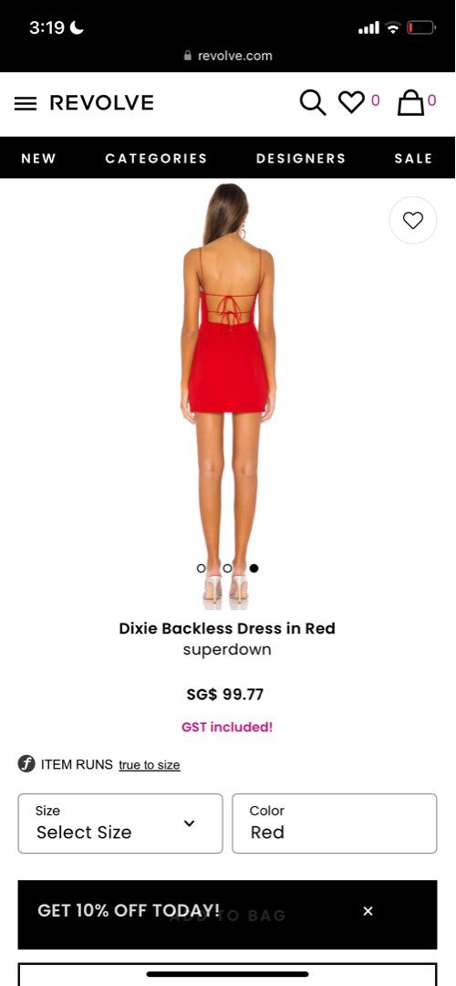 dixie backless dress Anastasia Bandana Halter Dress main image 0