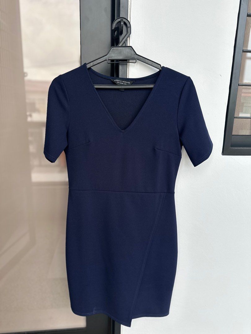 Dorothy Perkins Dark Blue Dress, Women's Fashion, Dresses & Sets, Dresses  on Carousell