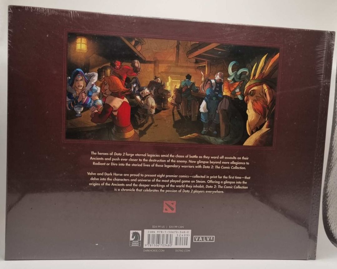 Dota 2 The Comic Collection by Dark Horse (Category: Comics & Manga) located in Quezon City. Submitted by vinylplus_3 (Listing ID 1304671333, Image 2). Description: New: A brand-new, unused, unopened, undamaged item in its original packaging (where packaging is applicable). Packaging should be the same as what is found in a retail store, unless the item is handmade or was packaged by the manufacturer in non-retail packaging, such as an unprinted 