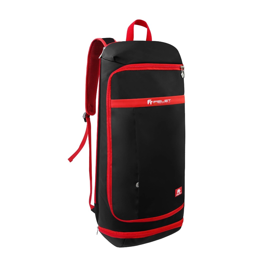 Felet Multi-cool Racket Backpack 100 Black Red, Sports Equipment, Other ...